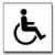 Wheelchair symbol.